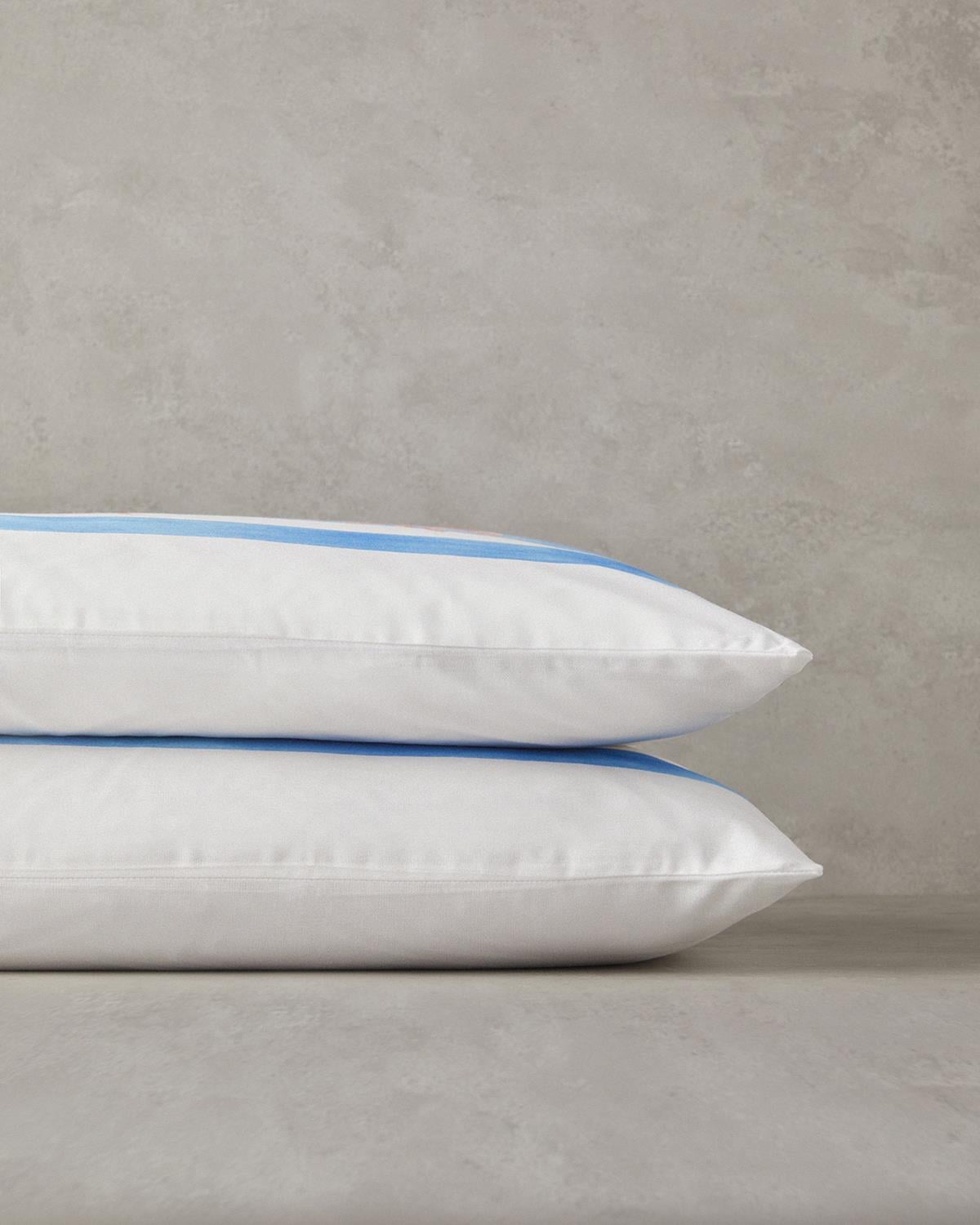 Калъфка За Възглавница 2 бр. Мек памук с дигитална щампа 50x70 cm Син