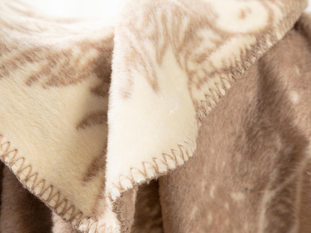 Deer Land Тв Одеяло Акрил 130x170 см Каменно сив..