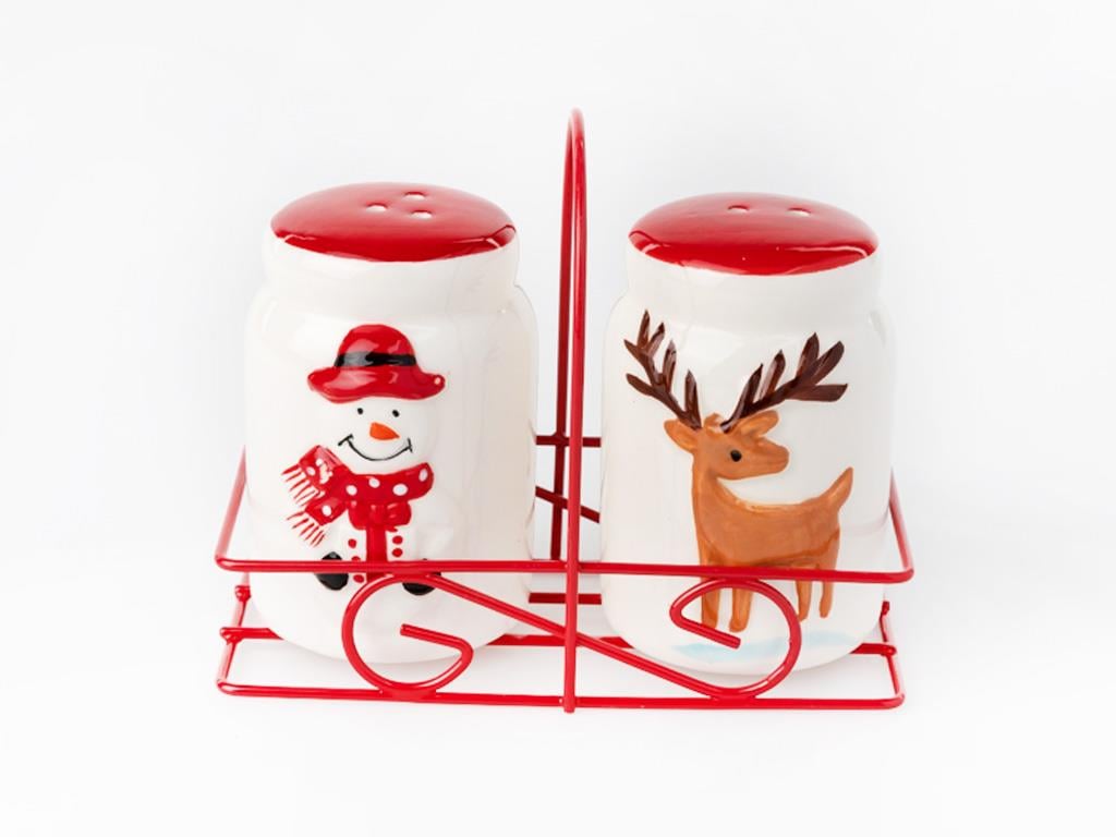 Deer Съд за Поправки Керамичен Red