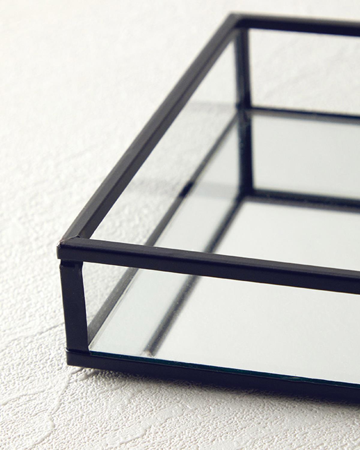 Deluxe Декоративна Табла Стъкло, Черно, 0