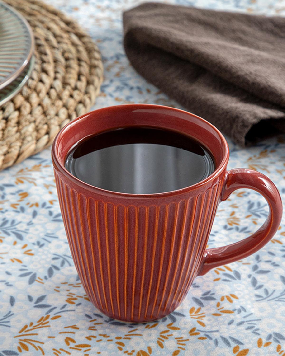 Dentro Чаша Керамика, Керемидено Червено, 330 Ml