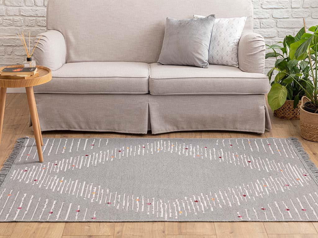Display КИЛИМ Памучен 120x180 cm Light Gray