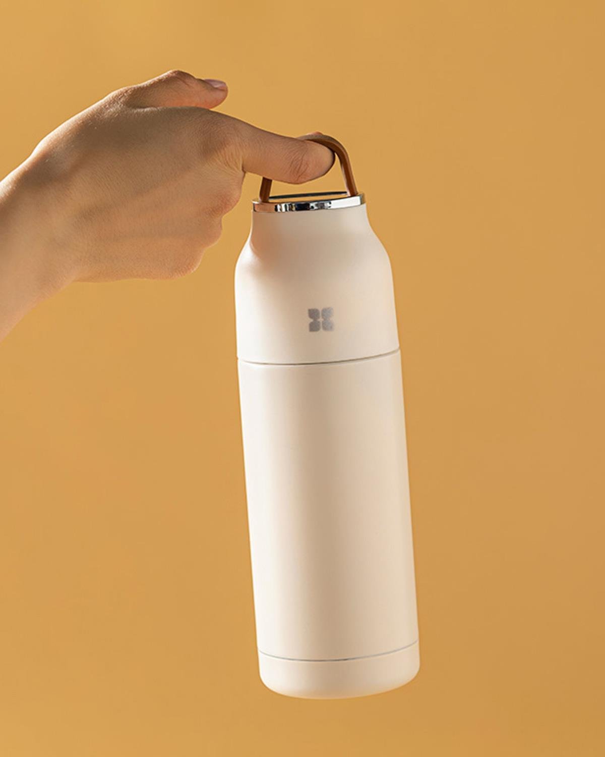 Domino Stainless Steel Thermos 350 ml Cream