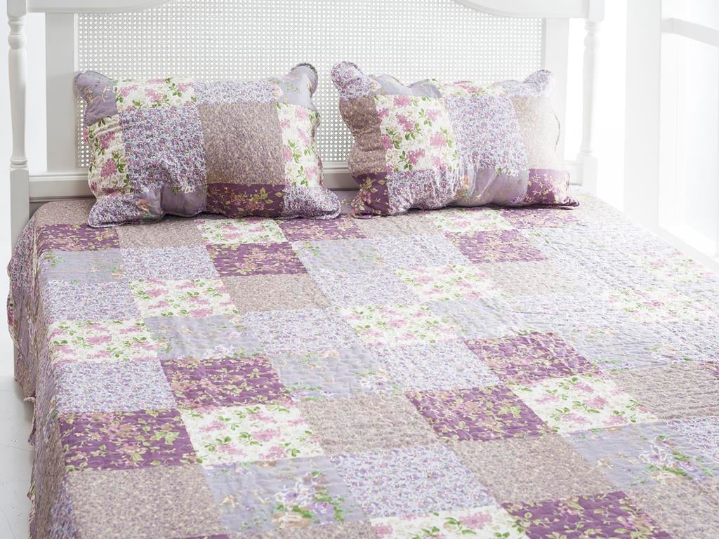 Doria ПОКРИВКА ЗА ЛЕГЛО К Двоен Микрофибер 240x260 cm Lilac.
