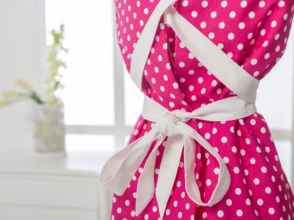 Dots КУХНЕНСКА ПРЕСТИЛКА Памучен . Pink