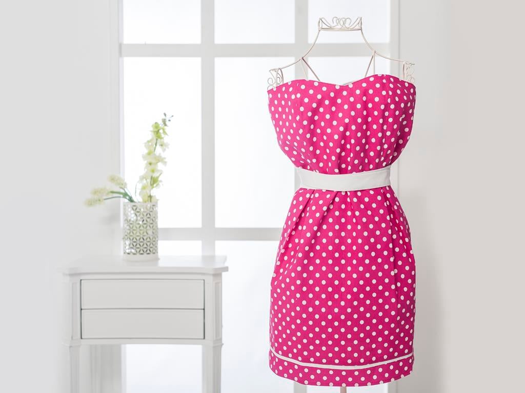 Dots КУХНЕНСКА ПРЕСТИЛКА Памучен . Pink