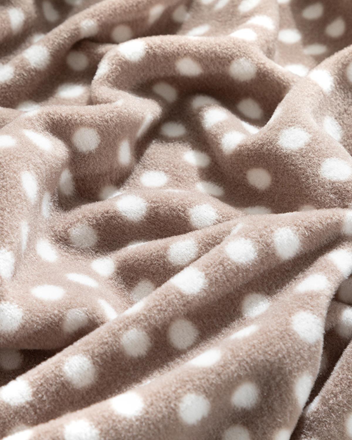 Dots Тв Одеяло Полар 120x170 см Каменно сив..