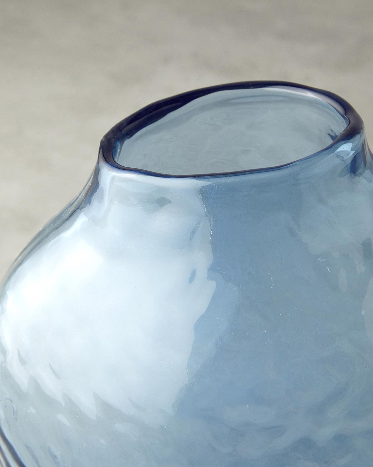 Dotsy Ваза Стъкло 20x22 см. Син