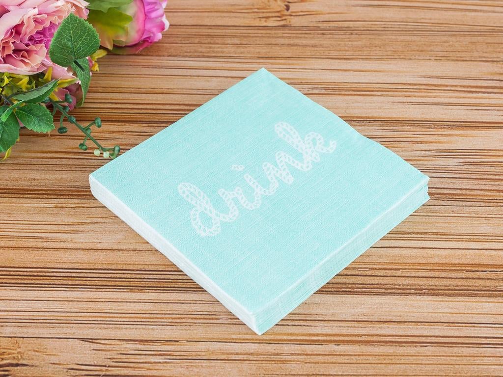 Drink ХАРТИЙНИ САЛФЕТКИ 33x33 cm Mint
