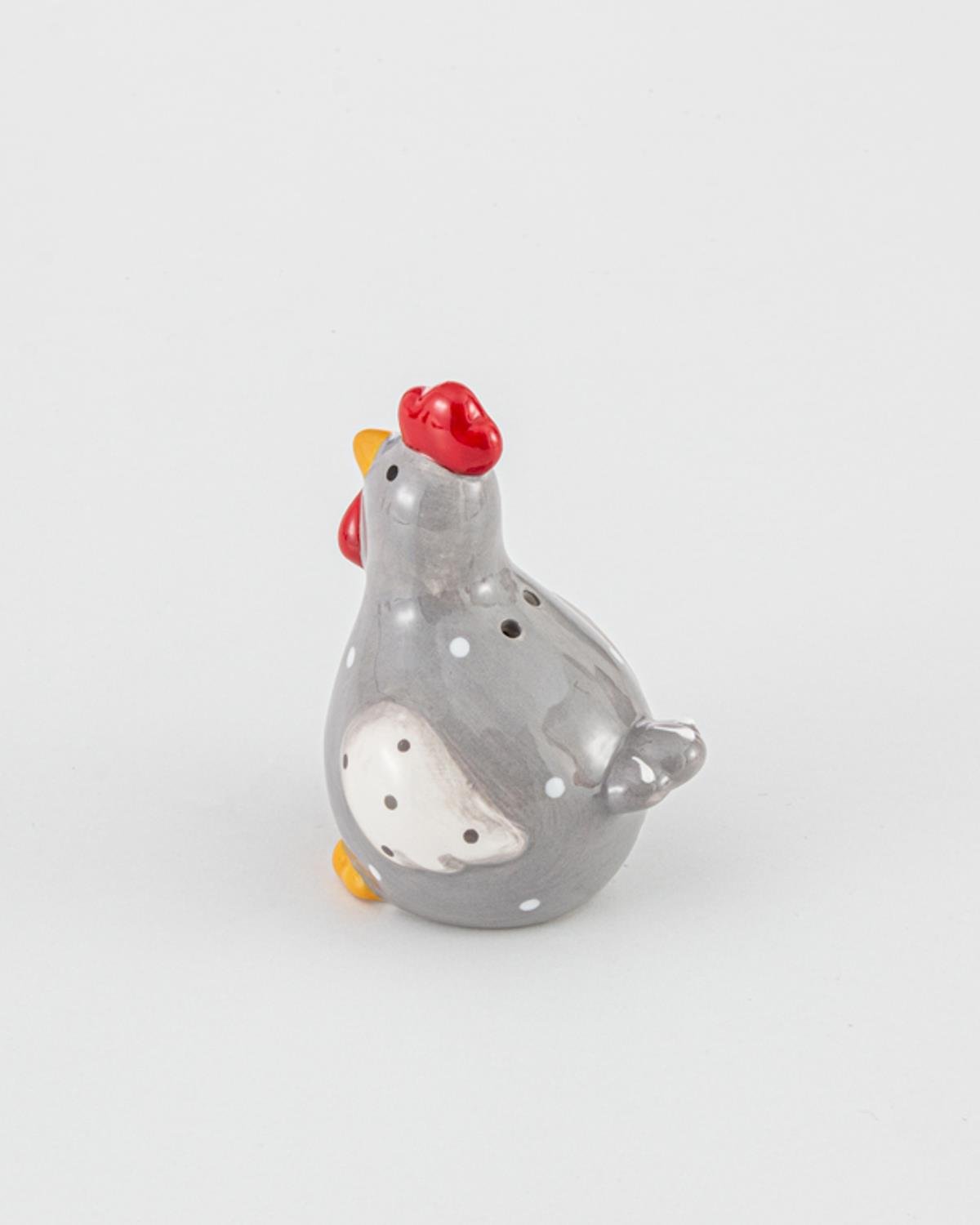 East Солница И Пиперница Керамика 6.5x5.8x9 см Бял - Сив