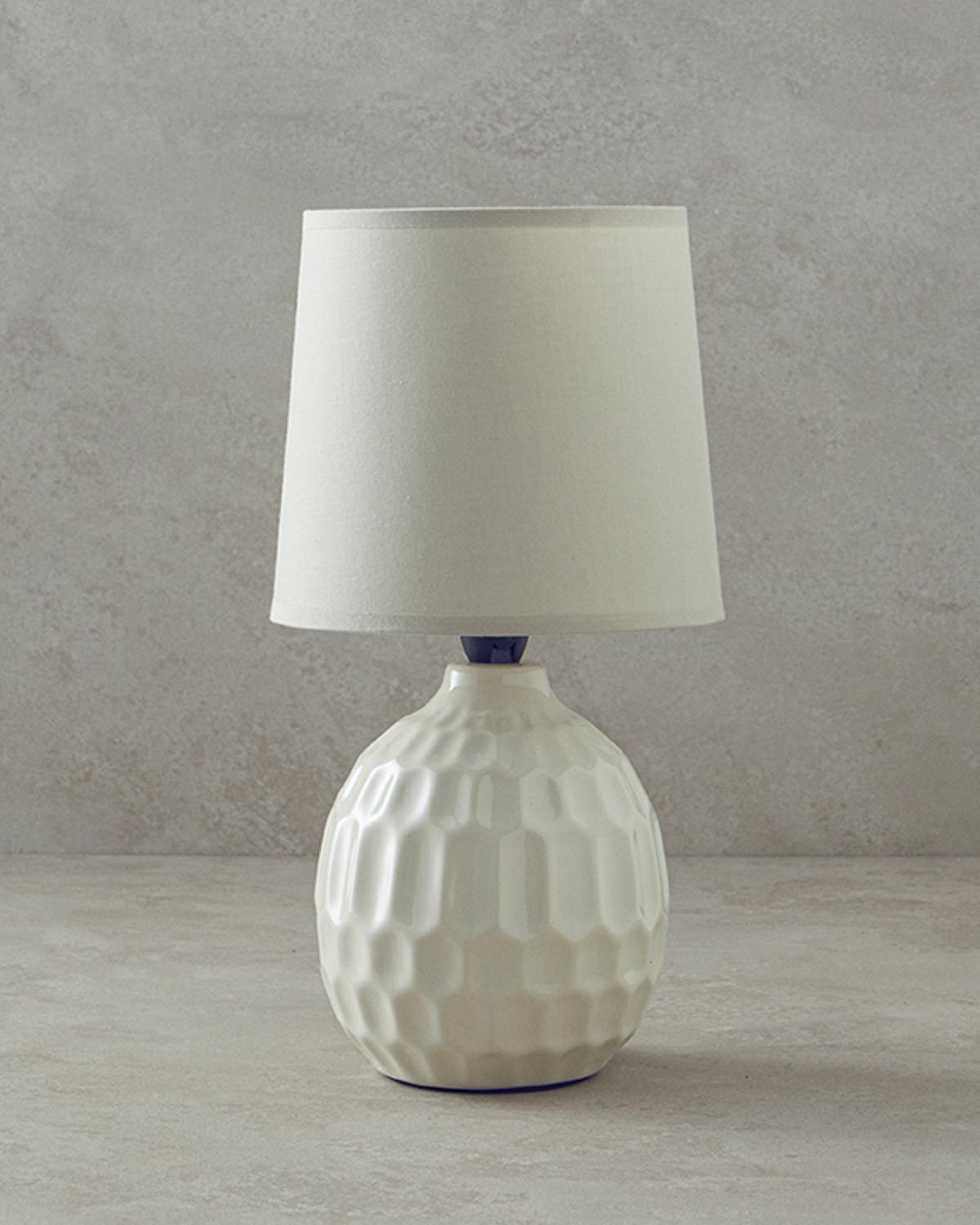 Eclipse Ceramic Table Lamp Beige