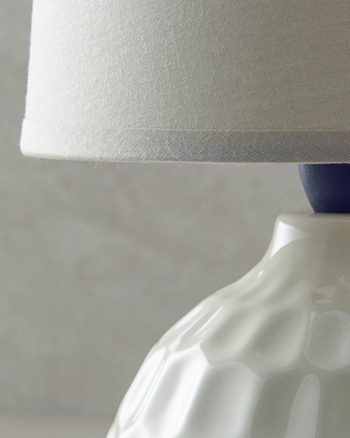 Eclipse Ceramic Table Lamp Beige