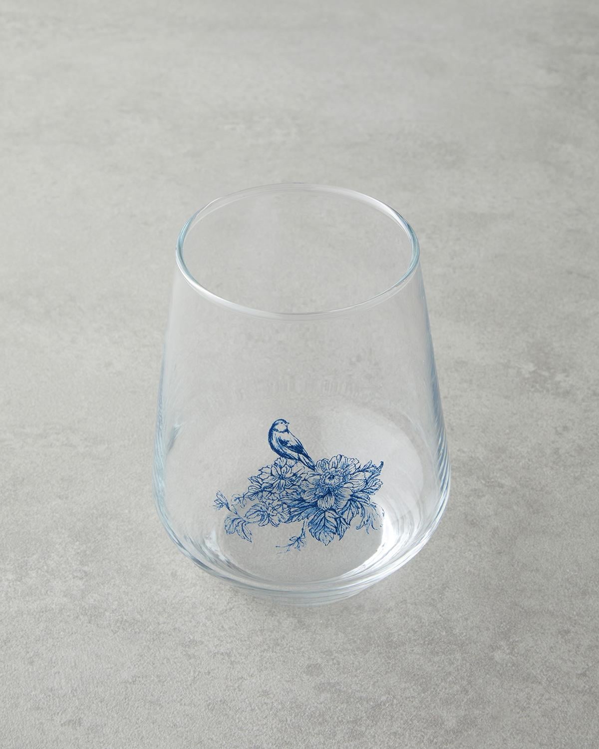 Чаша 3 бр. Стъкло 425 мл Морскосин