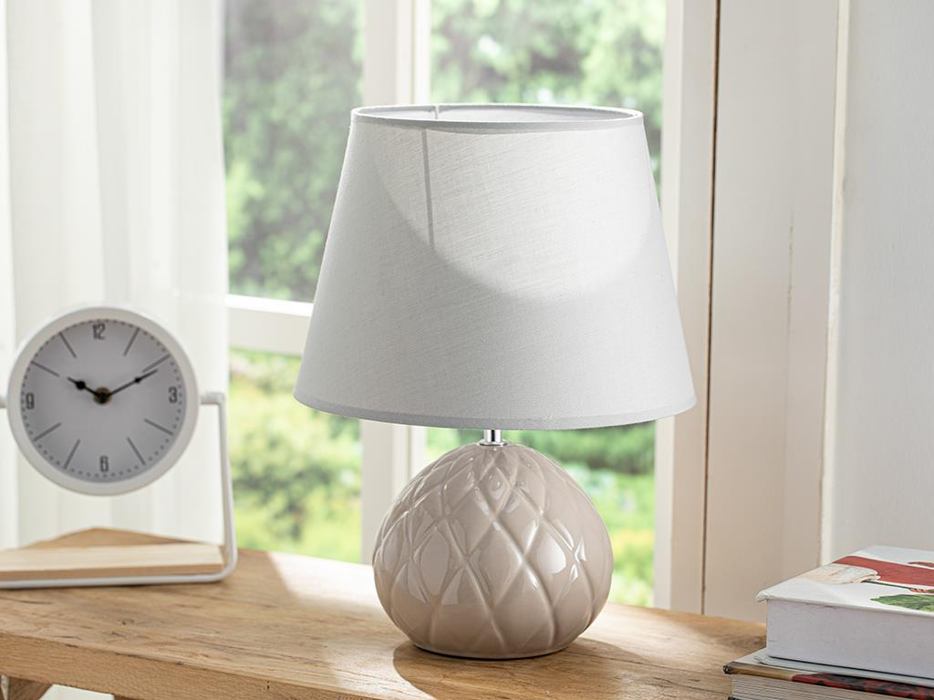 Eldon Table Lamp 28x28x36 Beige