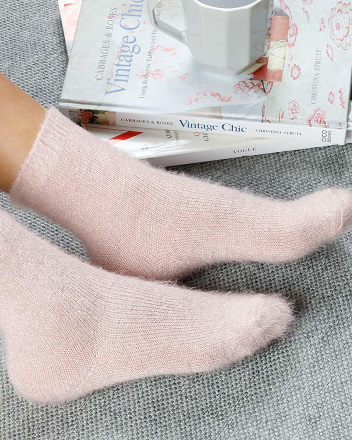 Elegance Чорапи Дамски 1 бр. Полиамид Стандартен Светлорозов