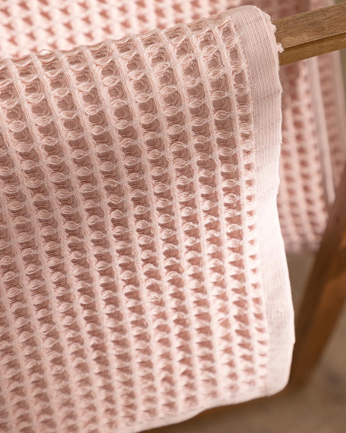 Elegance Комплект Кърпи За Баня 2 бр. Вафлена структура 41x76 см + 71x142 см Нюд