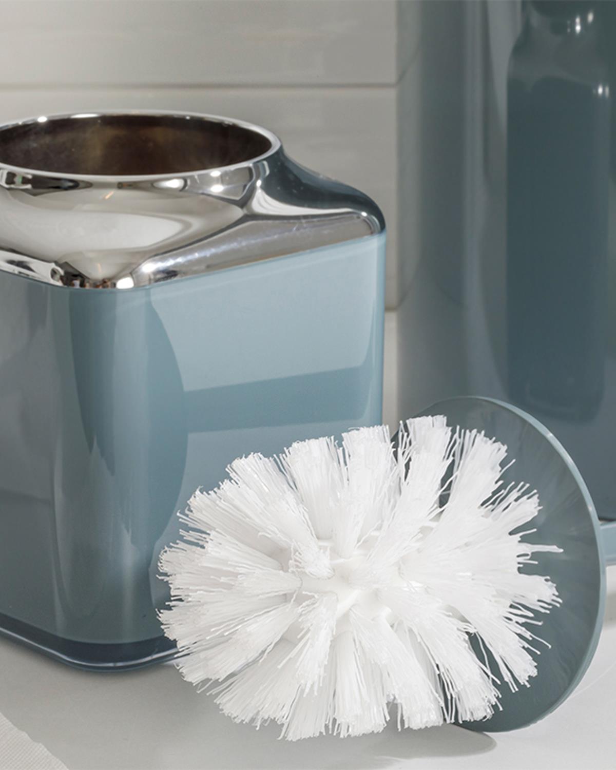 Elegance Комплект За Баня 2Бр., Кристал, Зелено, 19 X 21,5 Cm+10 X 10 X 37 Cm