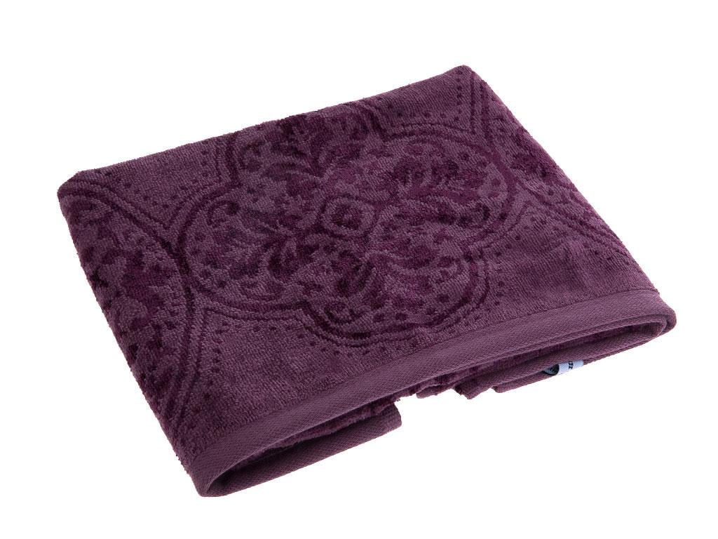 Elegance ХАВЛИЯ ЗА ЛИЦЕ Жакардово кадифе 50x80 cm Purple.