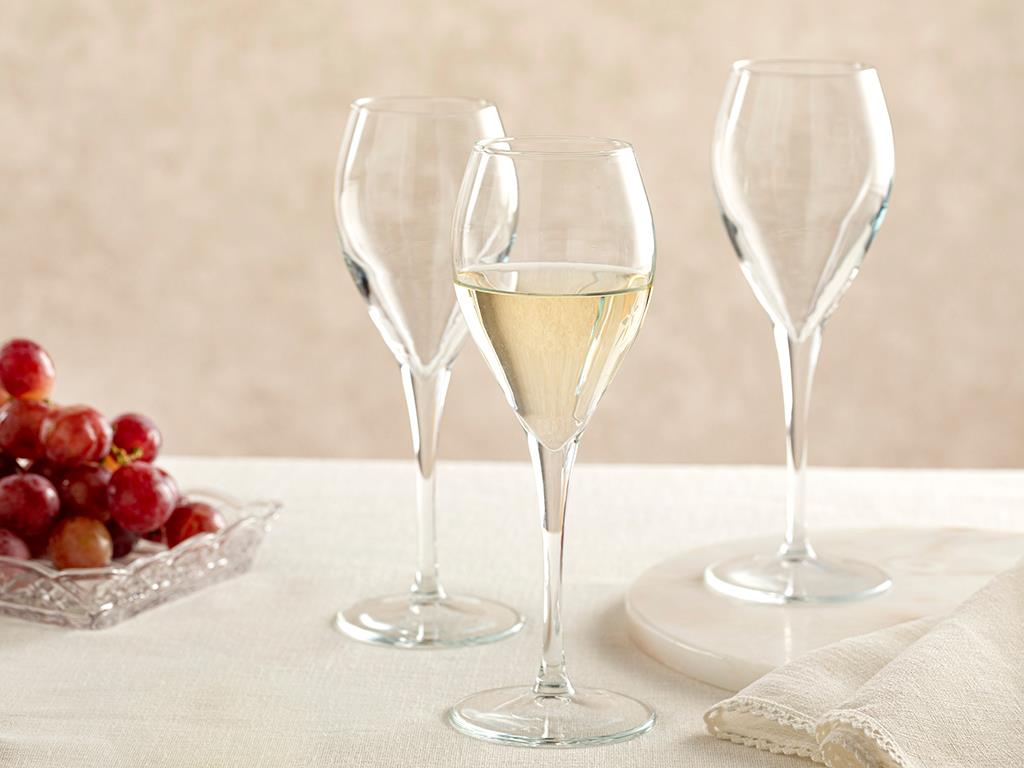 Elite Чаша За Вино 3 Бр., Стъкло, Прозрачен, 325 Ml