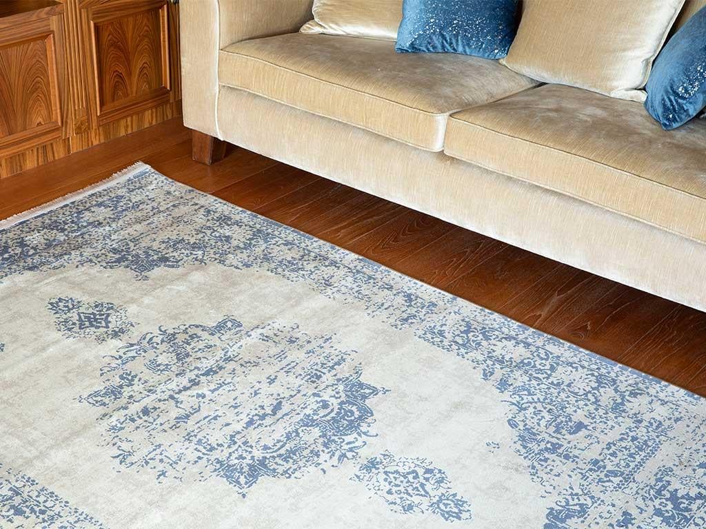 Elmina КИЛИМ Кадифе 120x180 cm Dark Blue