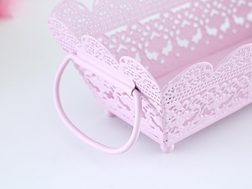 Emma ТАБЛА Ковано желязо 22,0x11,5x9,0 cm Pink
