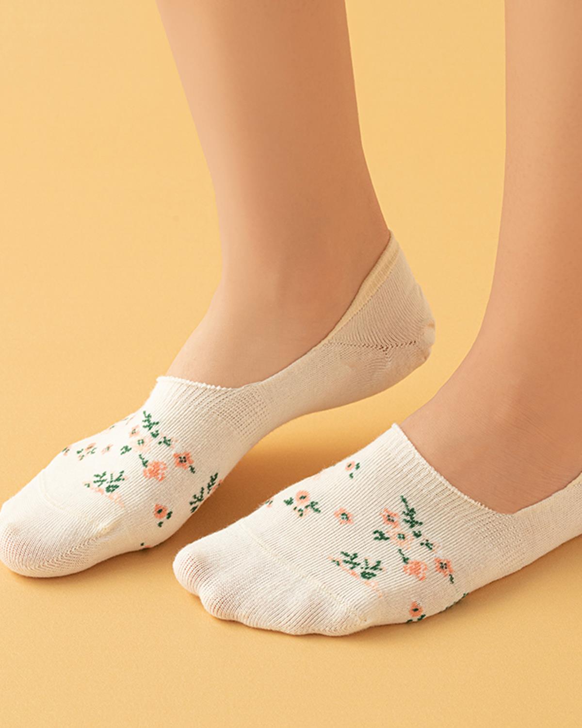 Emma Чорапи Бабет Дамски Единичен, Памучен, Екру, 36-40