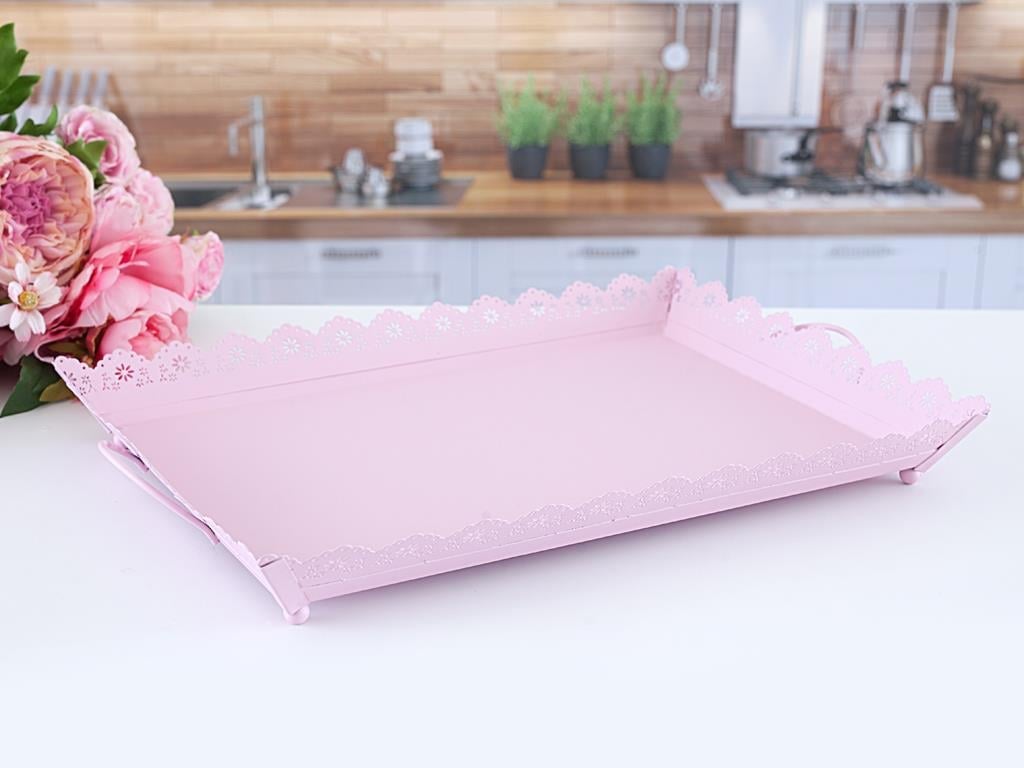 Emma ТАБЛА Ковано желязо 43,5x28,5x5,0 cm Pink