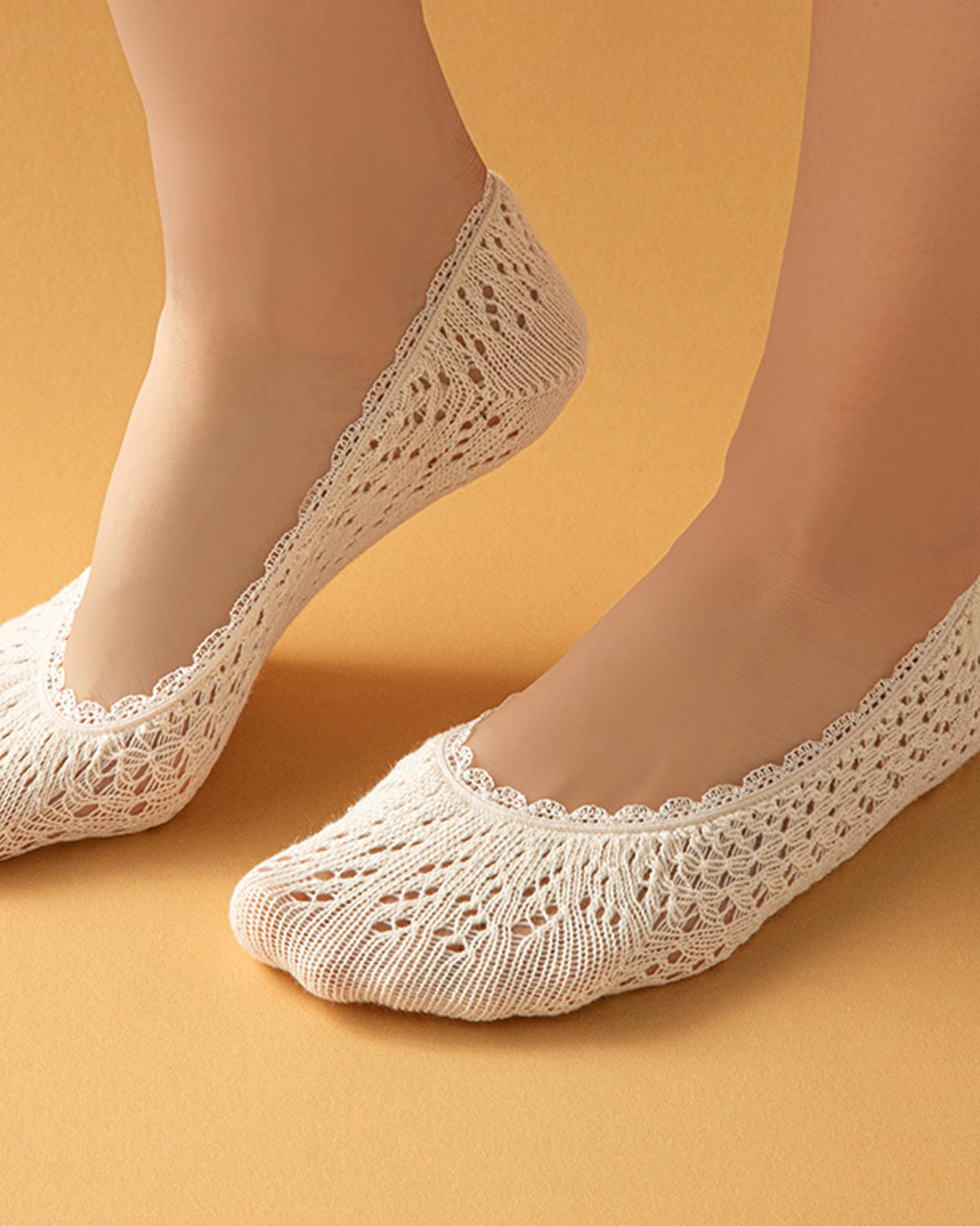 Fairy Tale Лот Чорапи 2 бр. Памук 36-40 Екрю