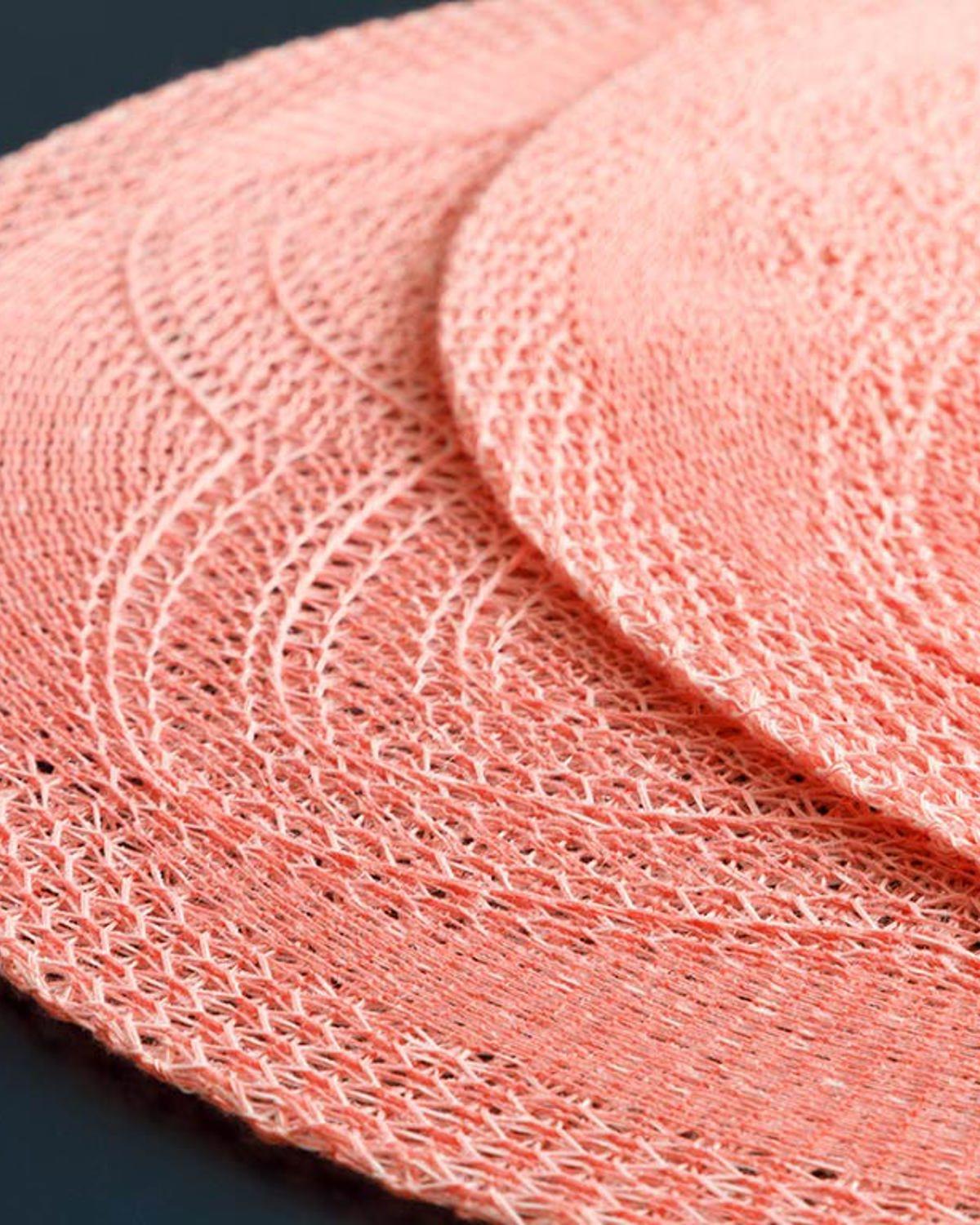 Fall Подложки За Хранене 2 бр. Полиестер 38 см Розов