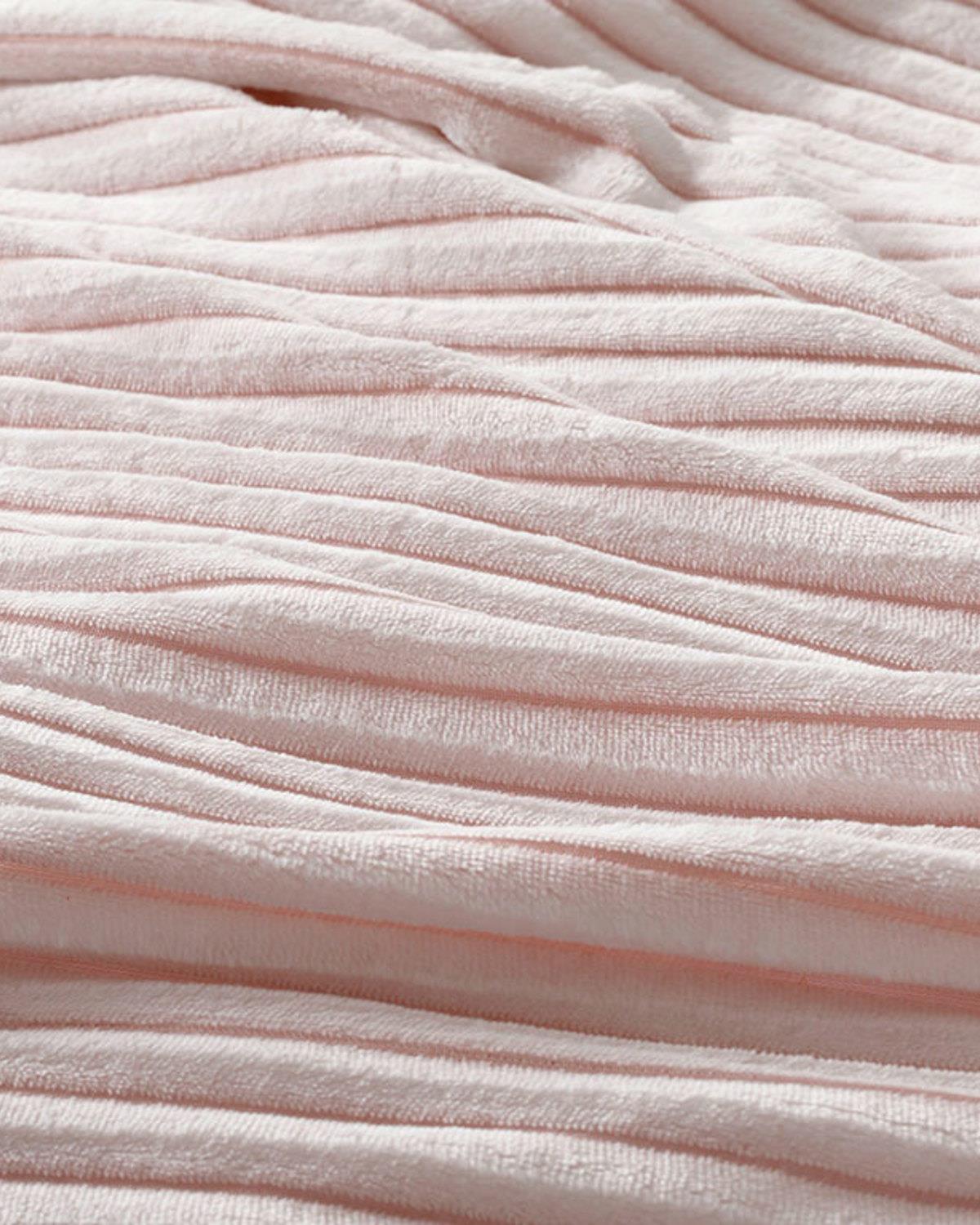 Fancy Plain Одеяло Единичен Super Soft 150x200 см Пудра