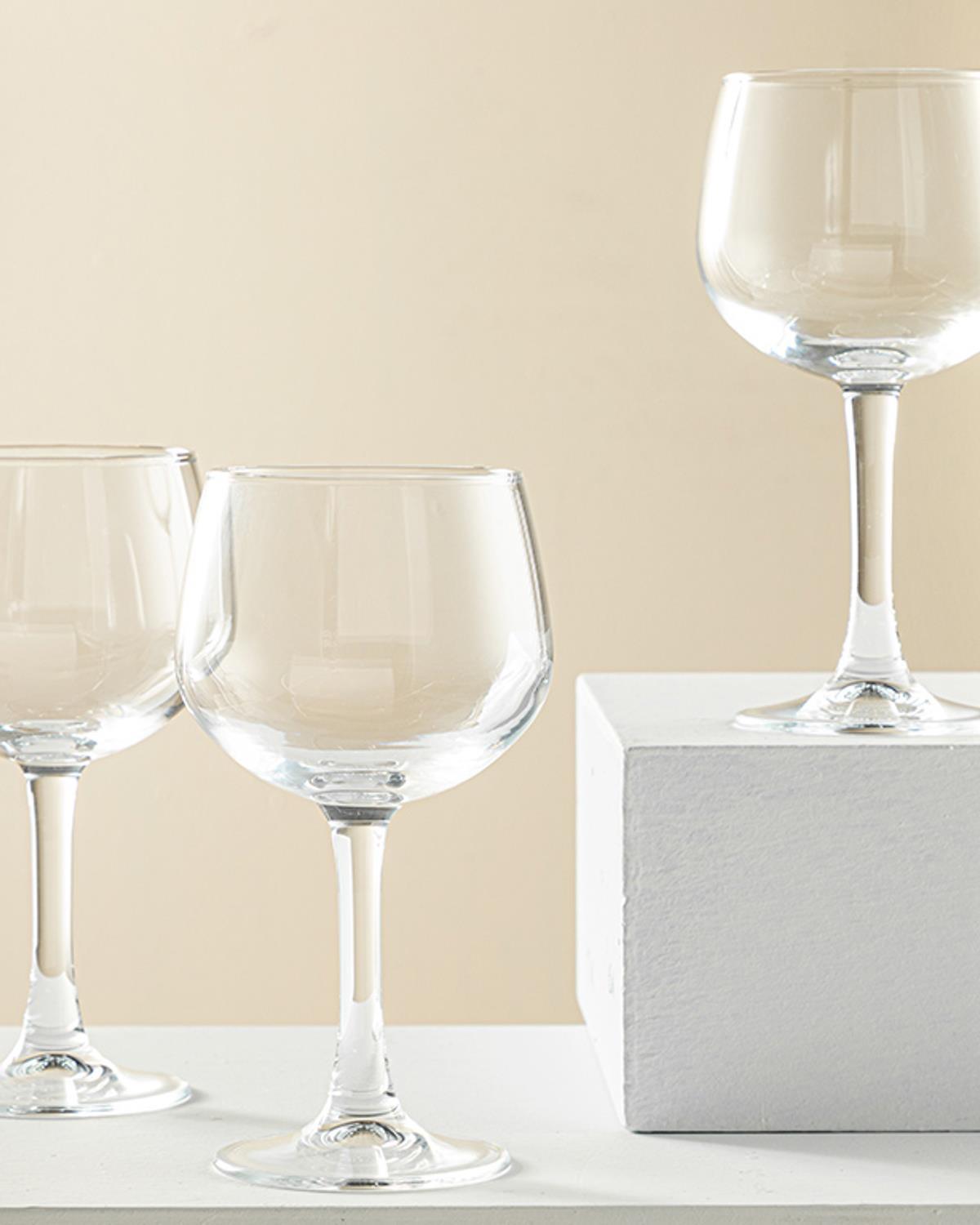 Felicity Чаша 3 Бр., Стъкло, Прозрачен, 370 Ml