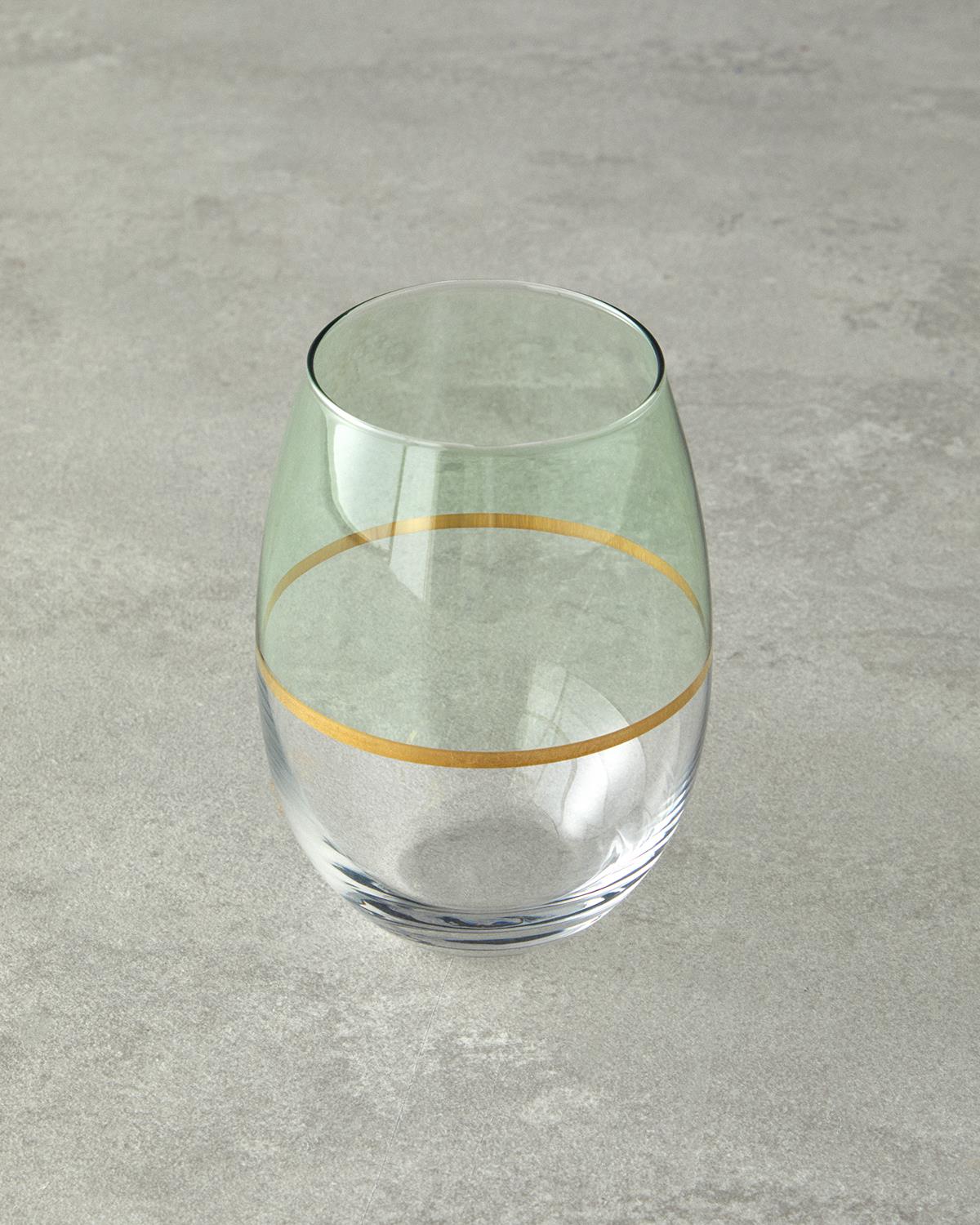 Fiore Чаша Стъкло 300 мл Светлозелен