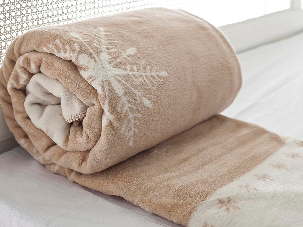 Flake ОДЕАЛО Двоен Памучен 200x220 cm Beige