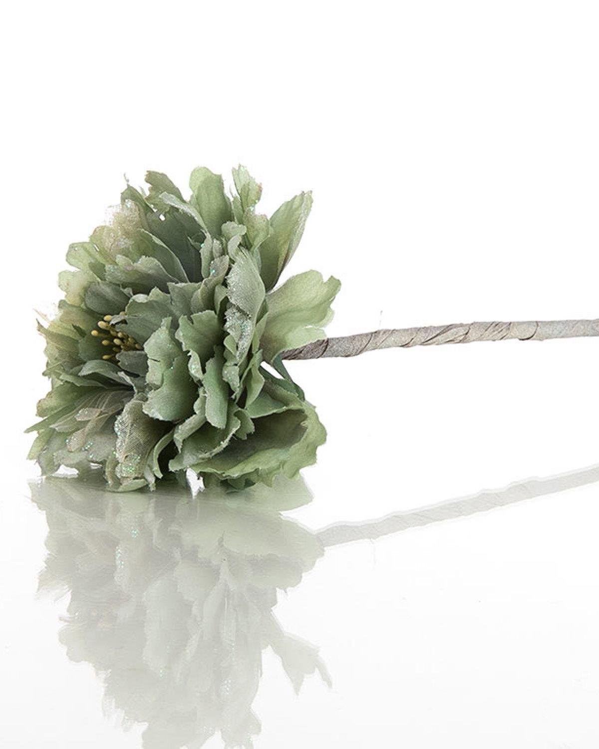 Flora Изкуствено Цвете Полиестер 65 см Морскозелен