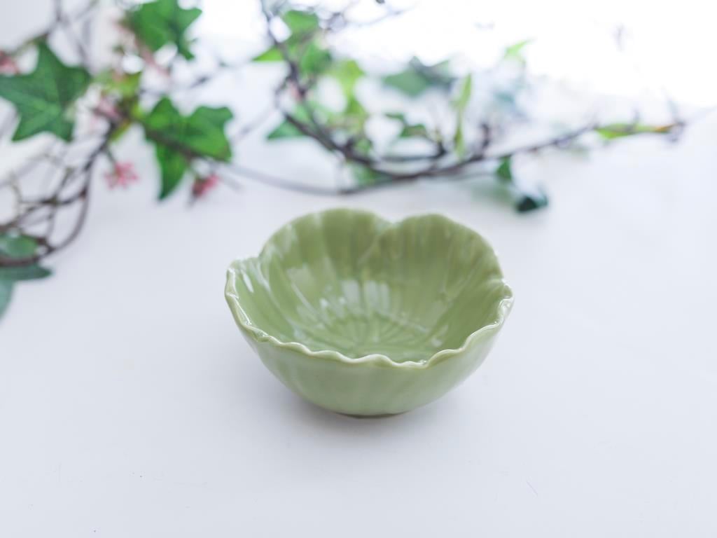 Floral Купа Керамичен Green
