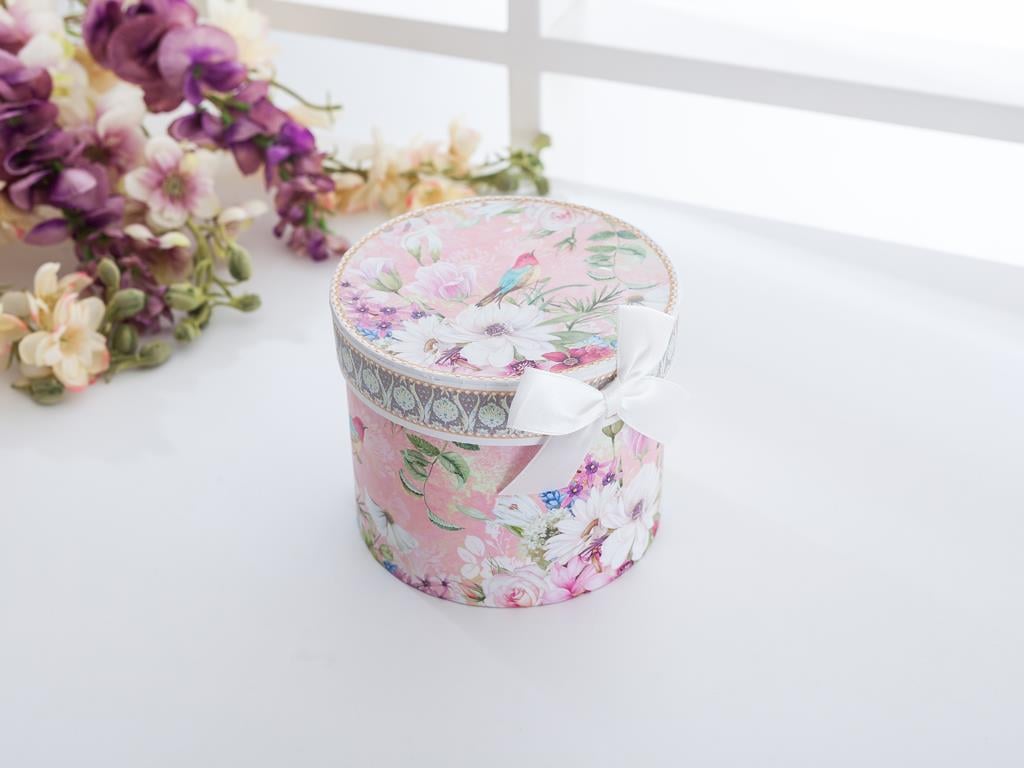 Flower Bird Чаша С лъжичка Порцелан Z00380 Pink