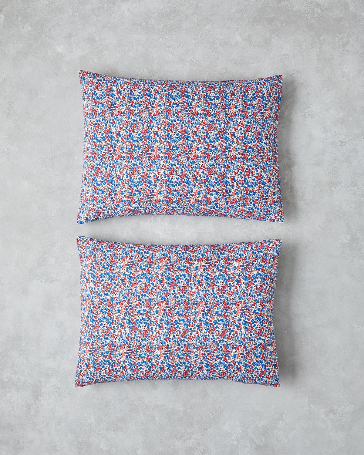Калъфка За Възглавница 2 бр. Лесно за гладене 50x70 см Червен - Син
