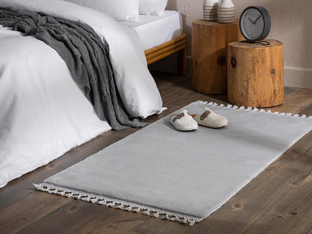 Fluffy КИЛИМ против подхлъзване Плюш 190X290 cm Gray