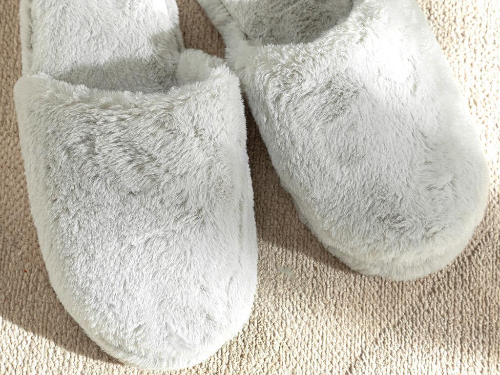 Fluffy Домашни Чехли Жена Плюш 36 Сив