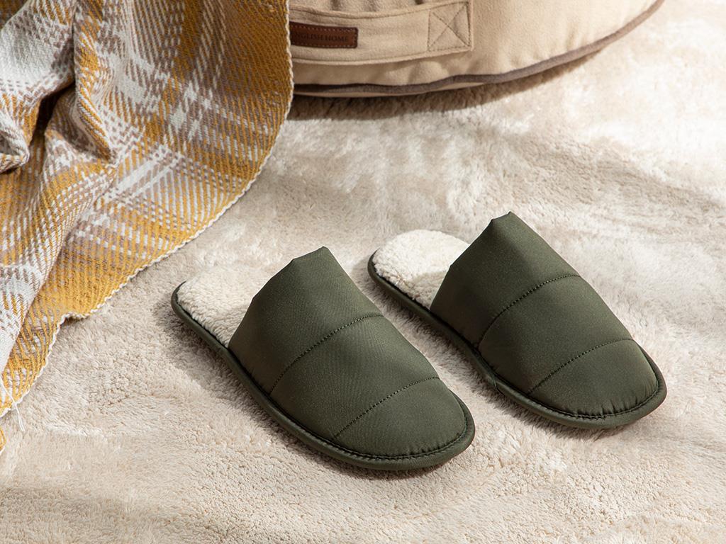 Fly Пантофи За Дома Дамски, Каки, 38