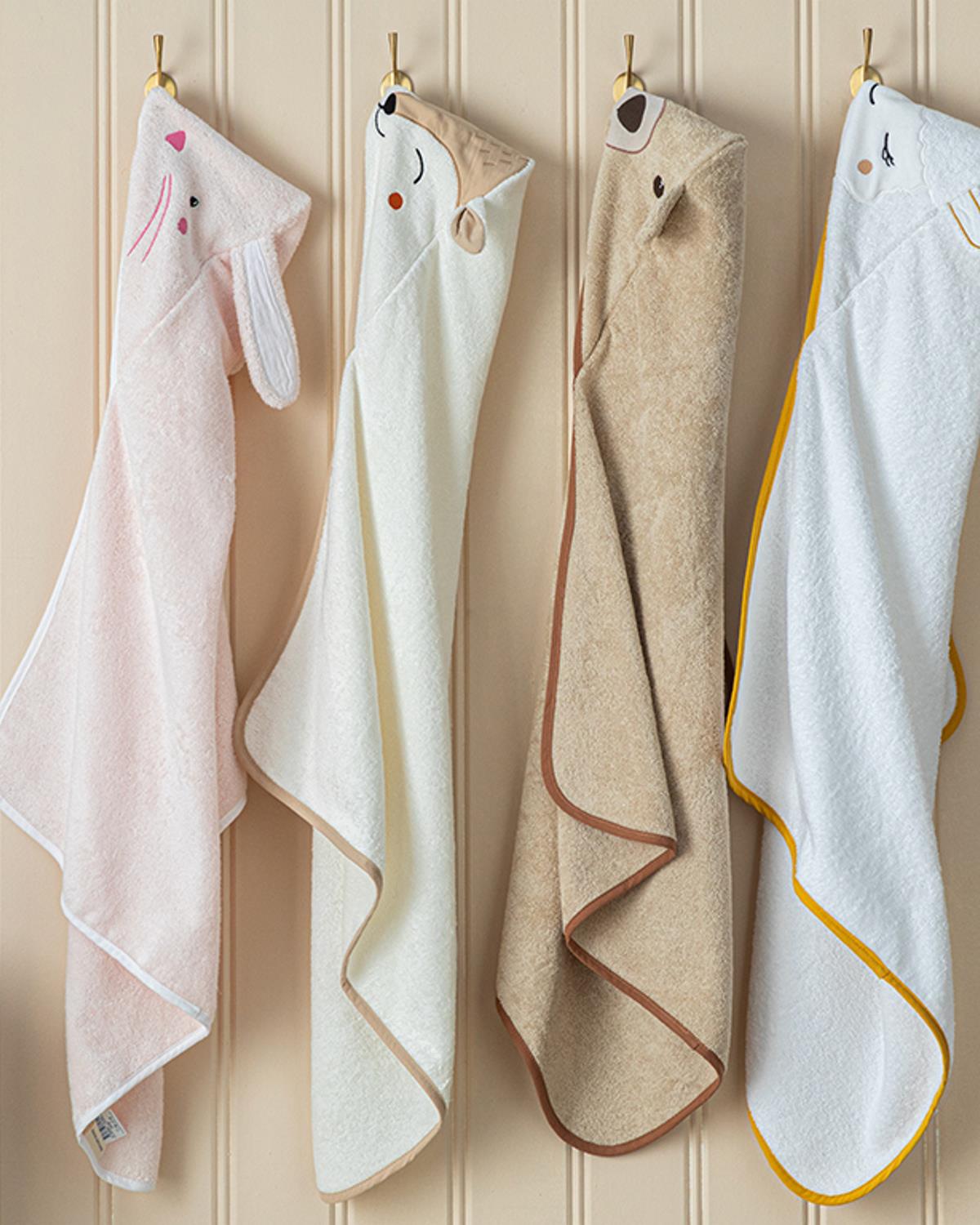 Fox Бебешка Хавлия Памучен, Кафяво, 75X75 Cm