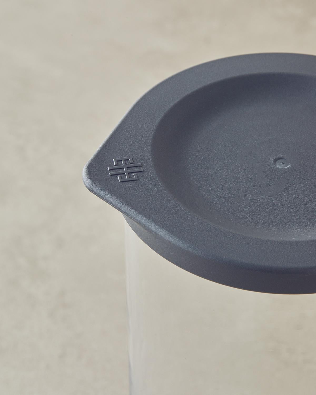 Буркан Стъкло 1400 мл Сив