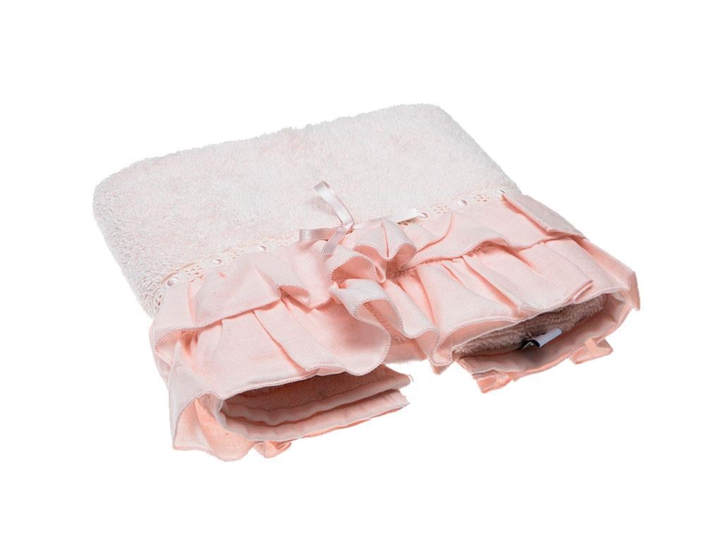 Frill ХАВЛИЯ ЗА ЛИЦЕ С волани 50x80 cm Powder