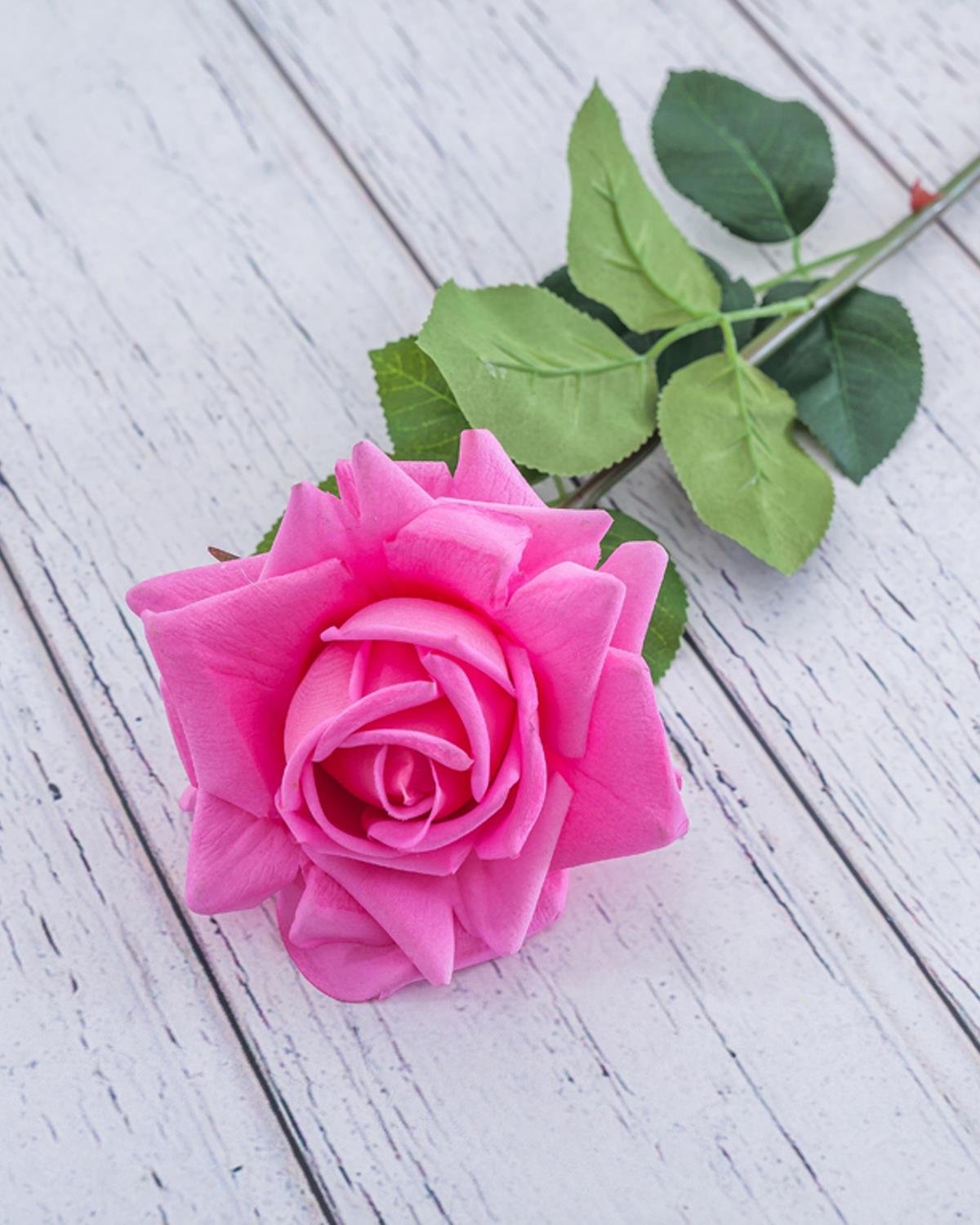 Garden Rose Изкуствено Цвете 74 см Цикламен