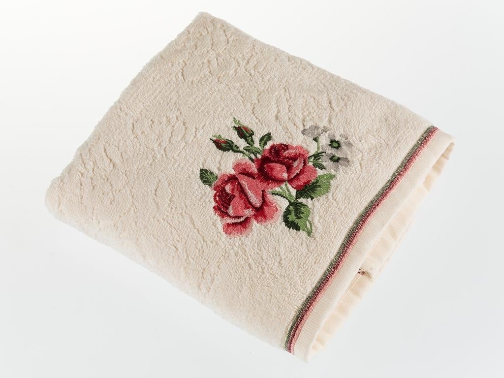 Glam Rose ХАВЛИЯ ЗА ЛИЦЕ Бродирани 50x80 cm Cream.