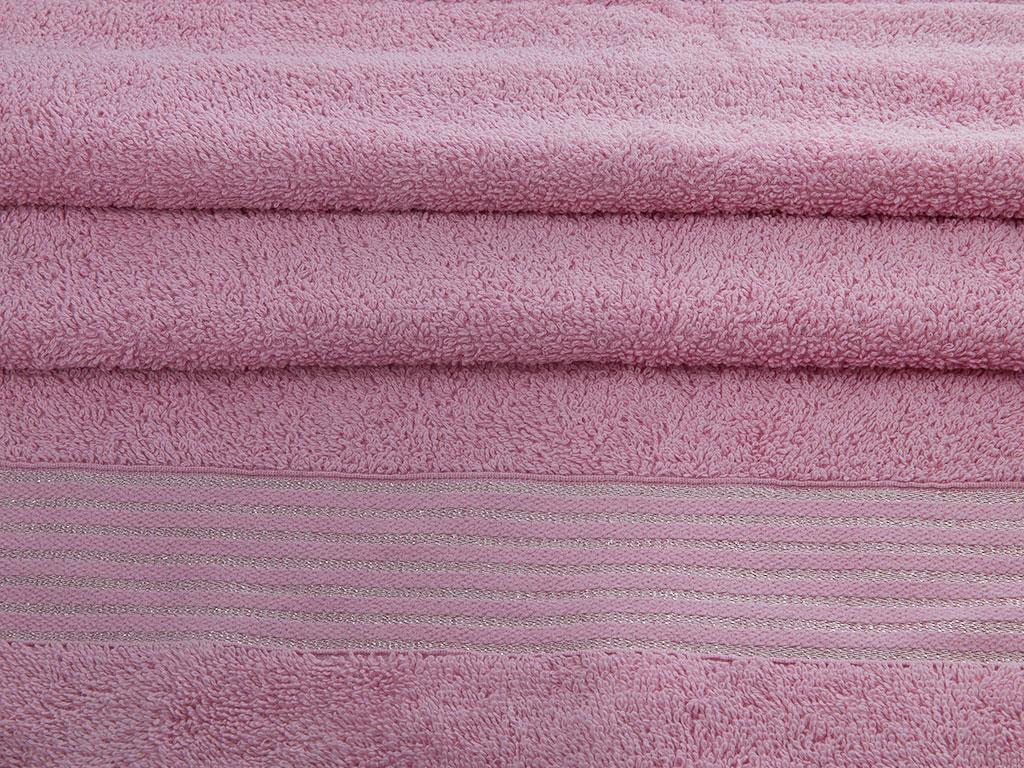 Glam Stripe ХАВЛИЯ ЗА ЛИЦЕ Сребрист (златист) 50x80 cm Pink