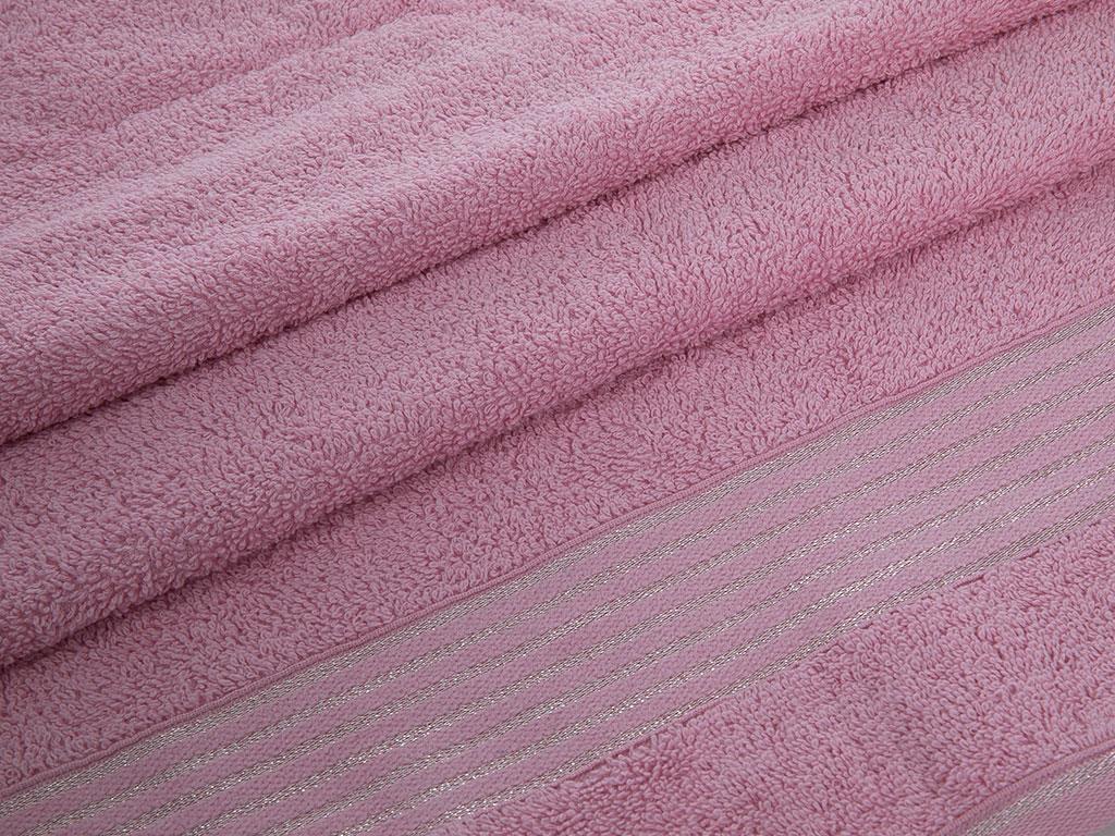 Glam Stripe ХАВЛИЯ ЗА ЛИЦЕ Сребрист (златист) 50x80 cm Pink
