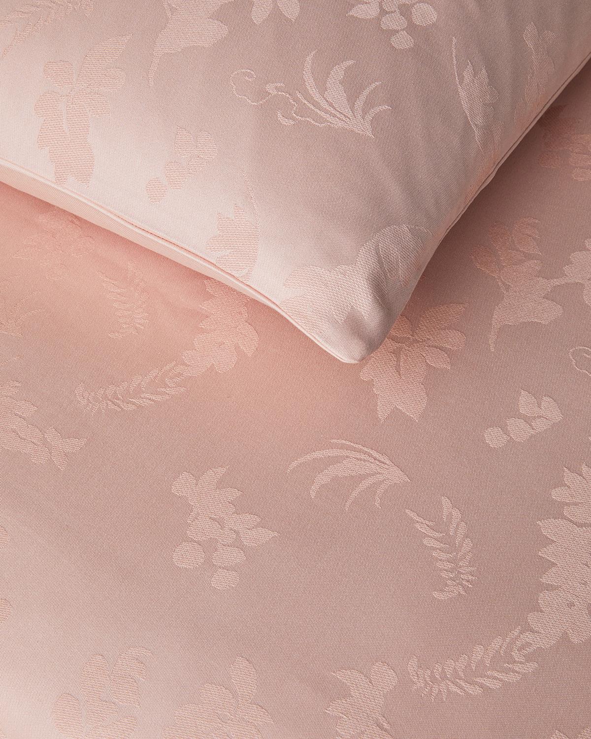 Glare Спален Комплект Кралски размер Жакардов 240x220 см Бледорозов..