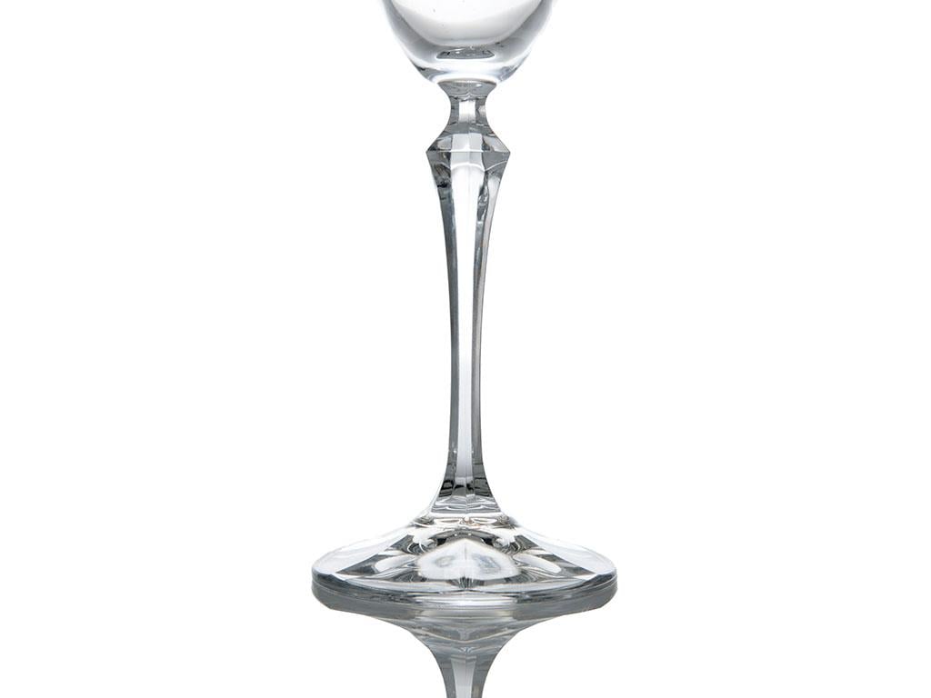 Glory ЧАША ЗА БЕЗАЛКОХОЛНО 6 броя с крака Cam 250 ml Transparent