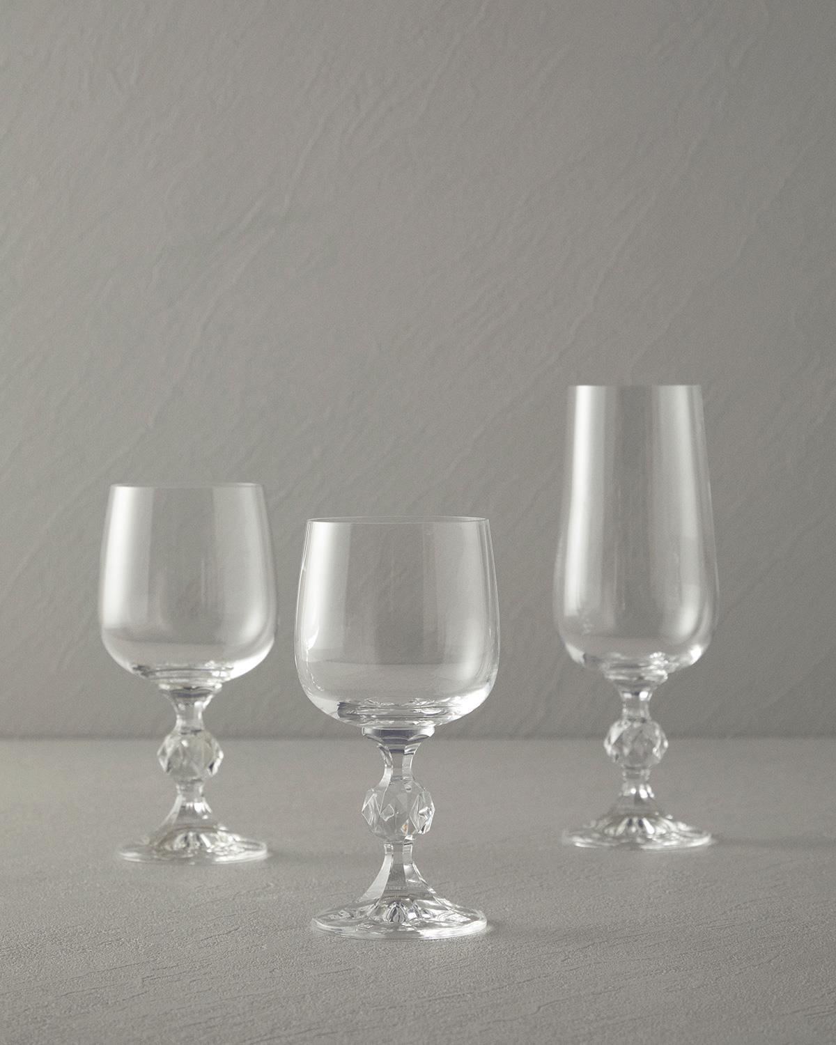 Glossy Чаша 3 бр. Кристалин 280 мл Прозрачен